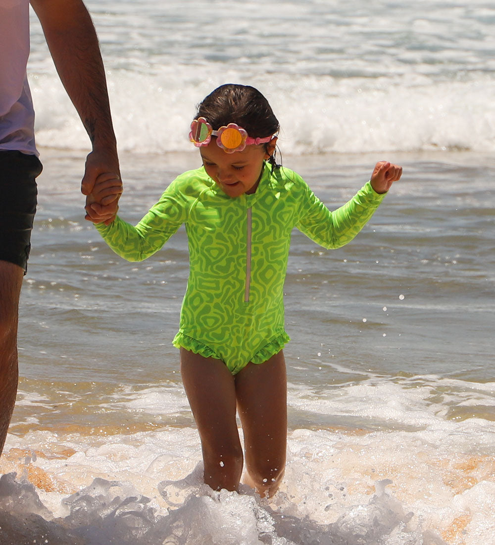 Girls Long Sleeve Swimsuit